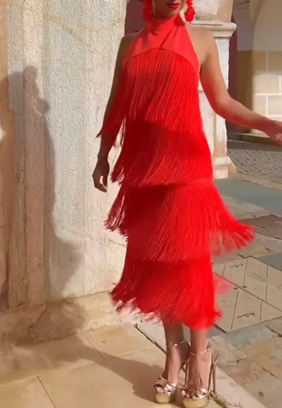 Red Fiona Dress