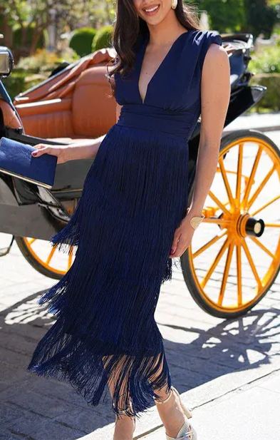 Navy Blue Adair Dress