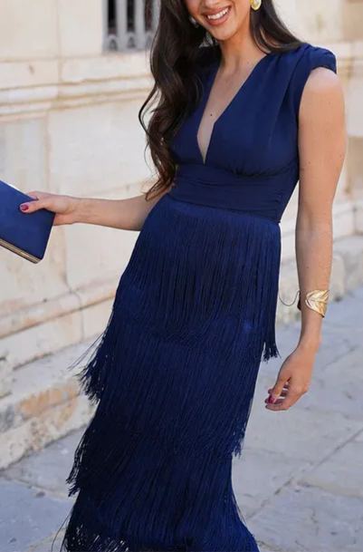 Navy Blue Adair Dress