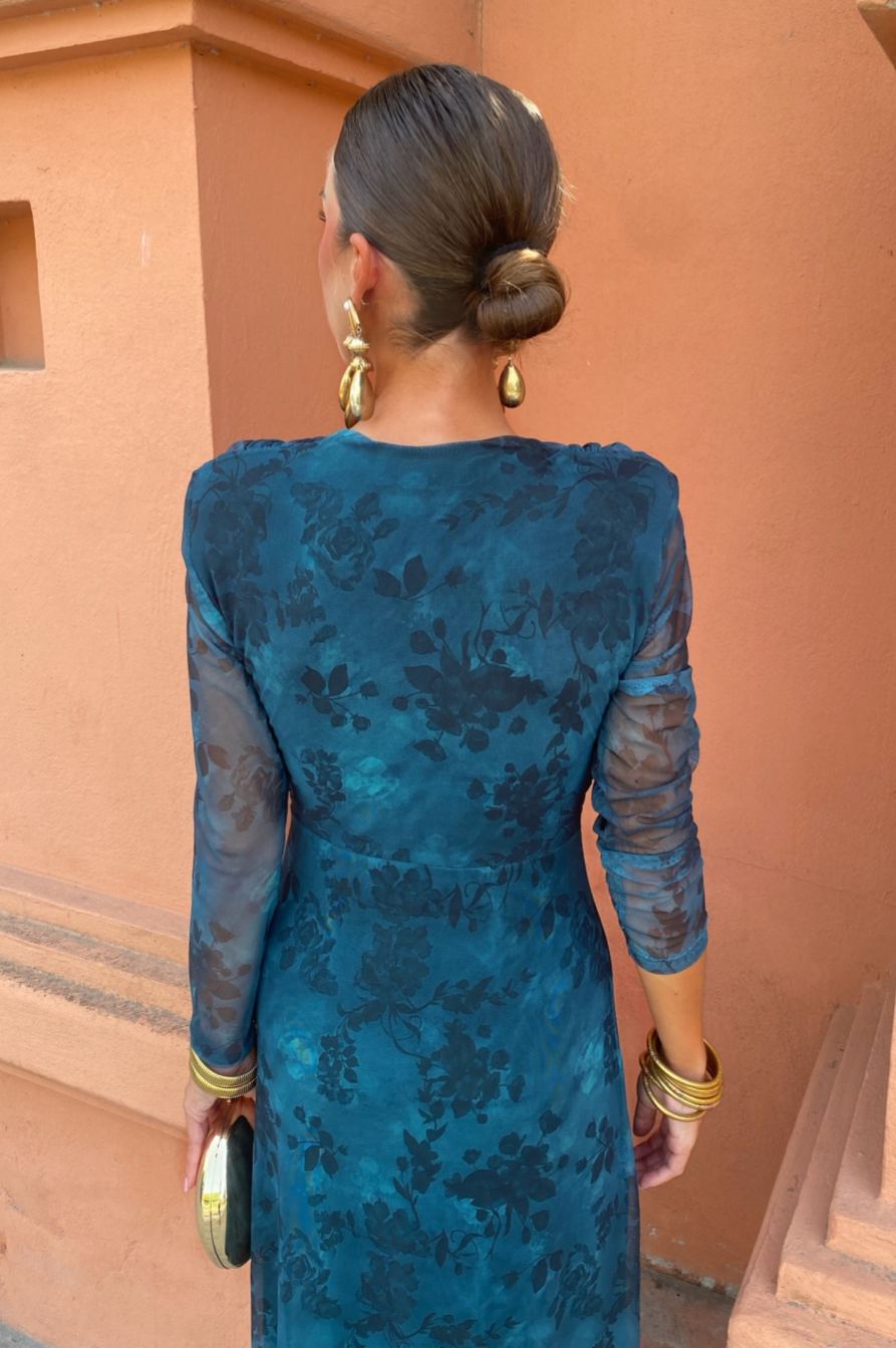 Lucy Petroleum Blue Dress