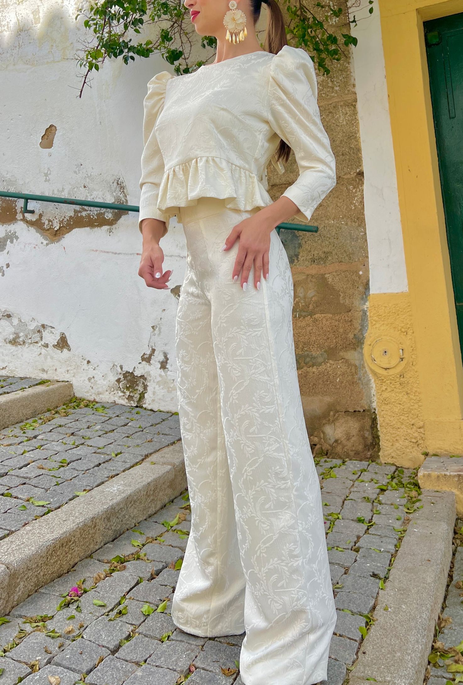 Meghan Jacquard Set
