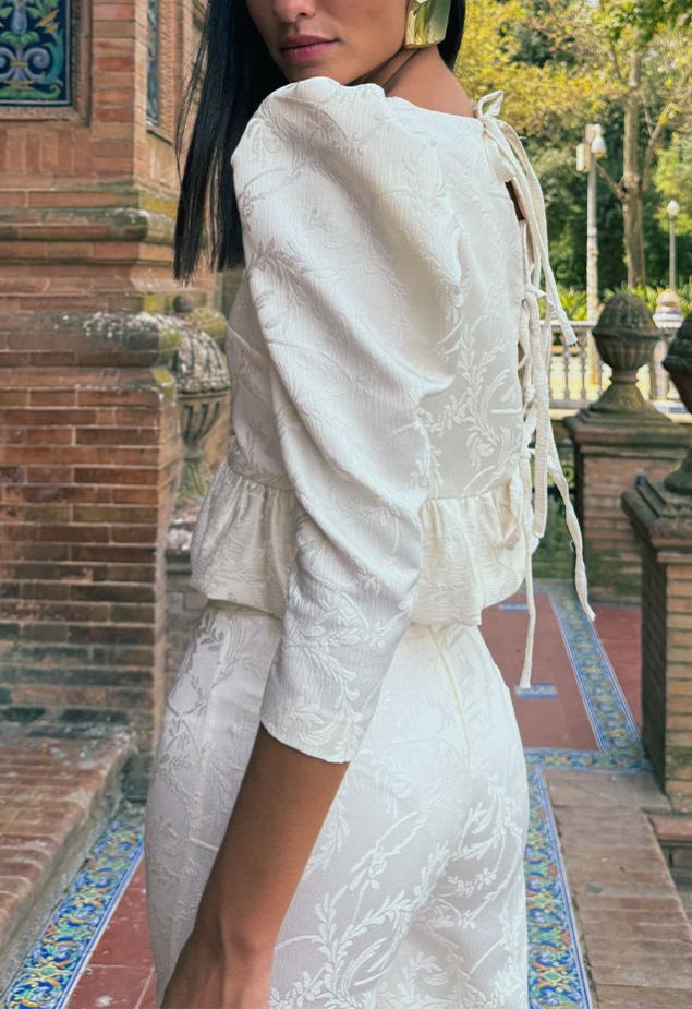 Meghan Jacquard Set