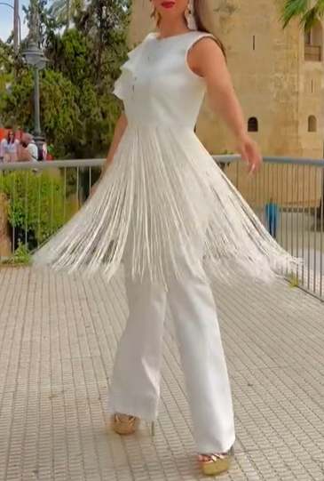 Fringe Top & Pants Set