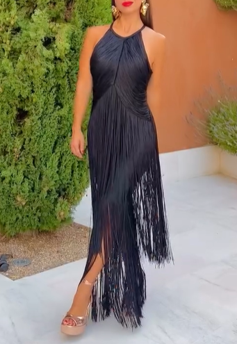 Black Oriana Dress