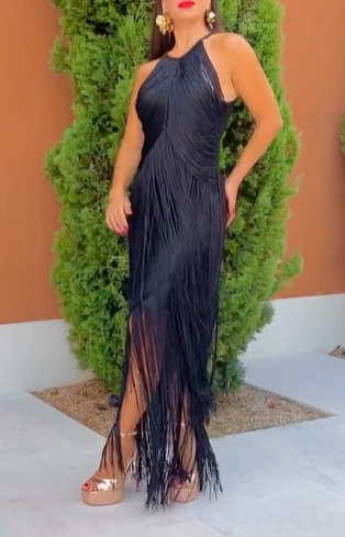 Black Oriana Dress