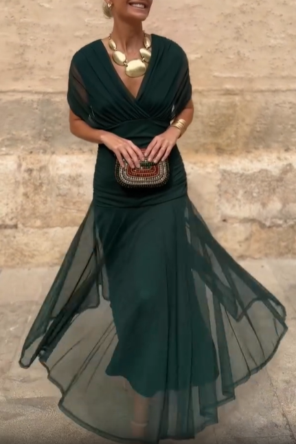 Ethereal Whisper Fuchsia Dress