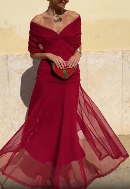 Ethereal Whisper Fuchsia Dress