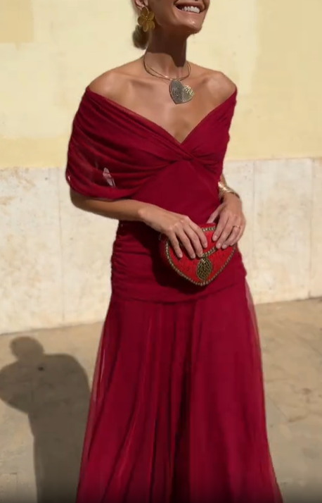 Ethereal Whisper Fuchsia Dress