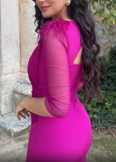 Meryl Fuchsia Dress