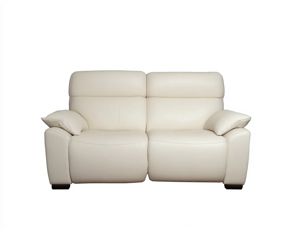 Relaxsofas - Leder - 178x101x105 cm - Cremeweiß - Modern-Homiuphub