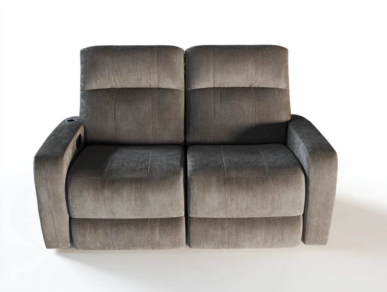 Relaxsofas - Stoff - 170x97x105 cm - Anthrazit - Modern-Homiuphub