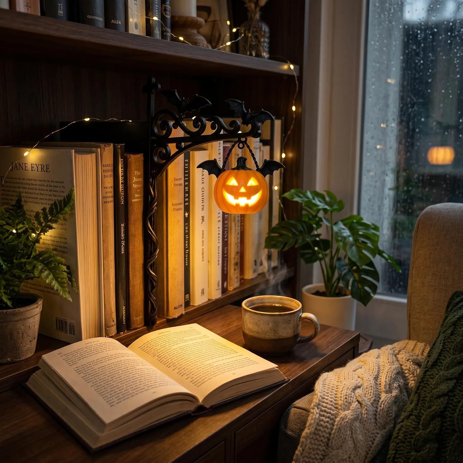 🔥Last Day 49% OFF-Ghost Bookshelf Lantern