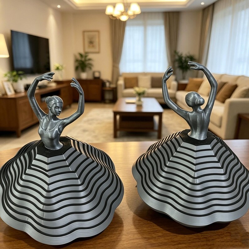 3D Printed Spinning Ballerina