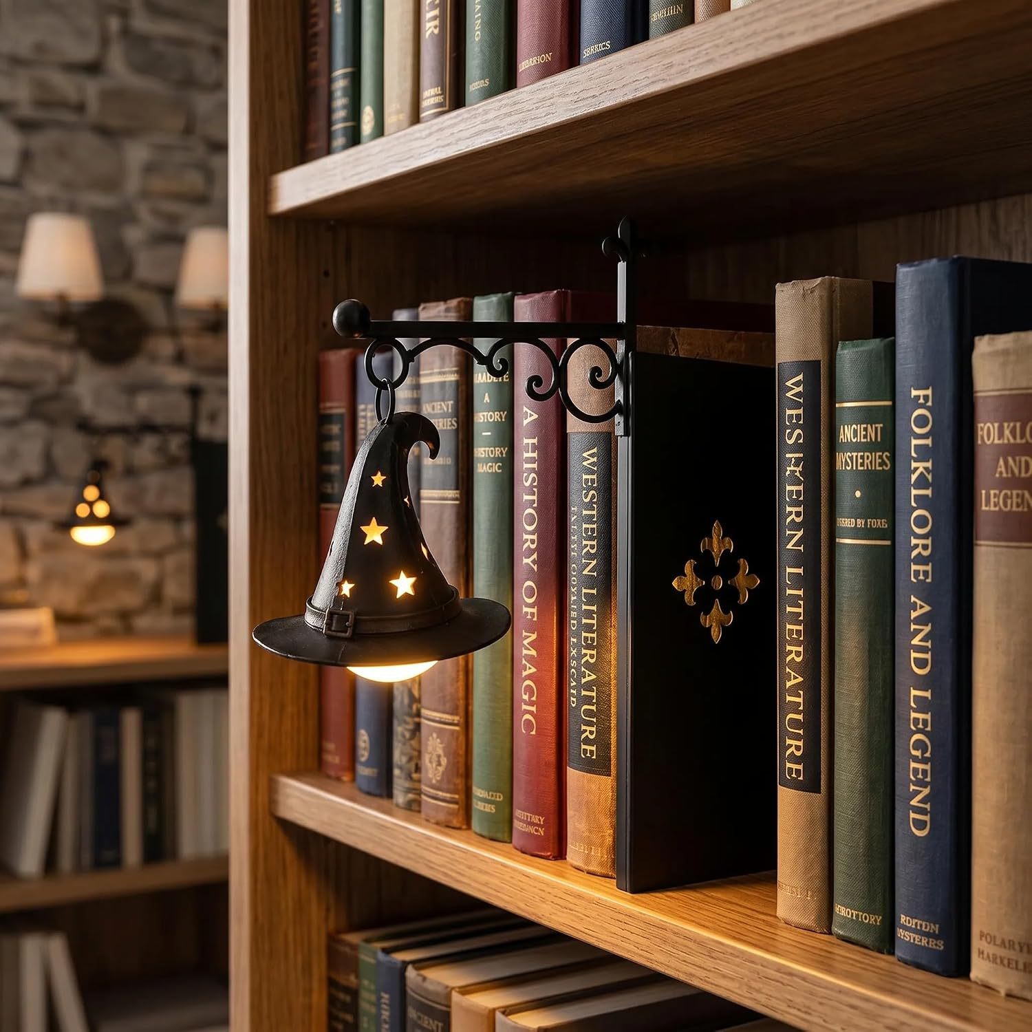 🔥Last Day 49% OFF-Ghost Bookshelf Lantern