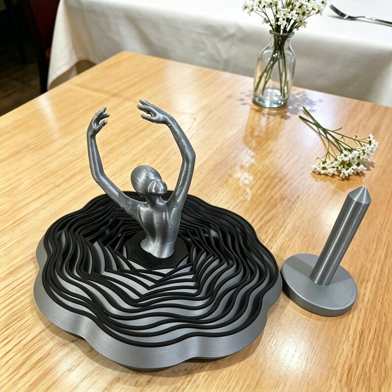 3D Printed Spinning Ballerina