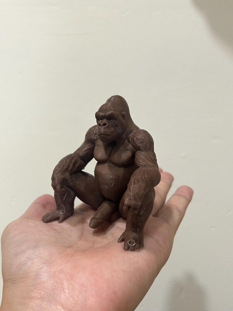 Funny Gorilla Figurine - Mature Adult Humor Prank Gift