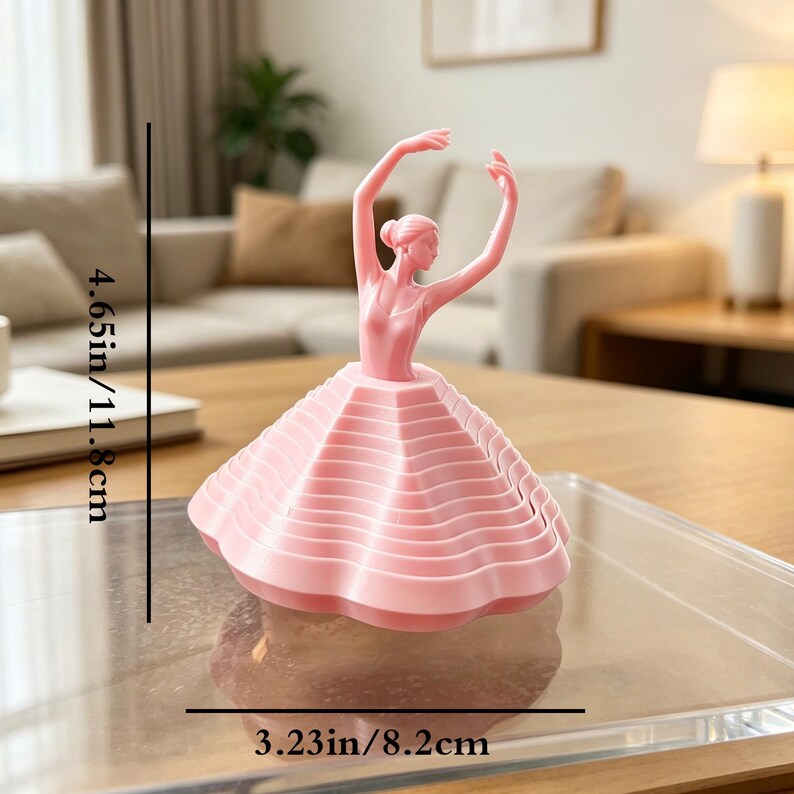 3D Printed Spinning Ballerina