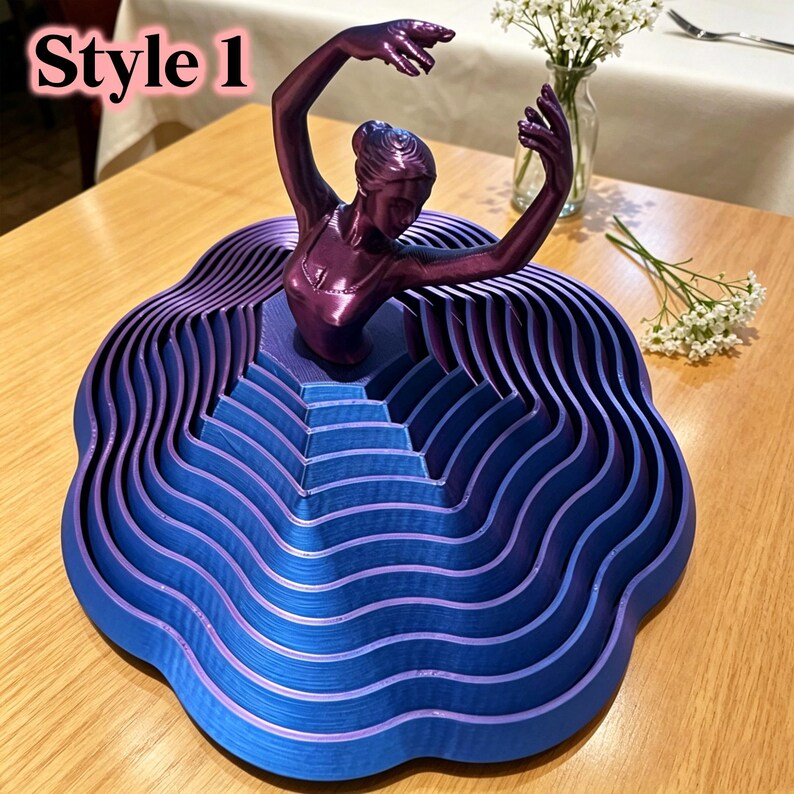 3D Printed Spinning Ballerina