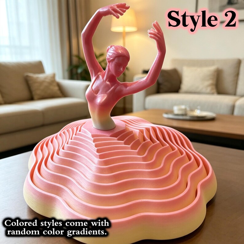 3D Printed Spinning Ballerina