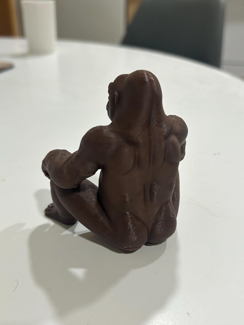 Funny Gorilla Figurine - Mature Adult Humor Prank Gift