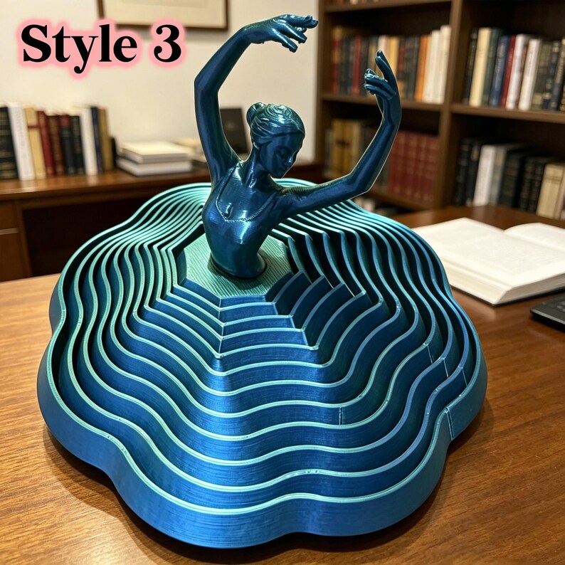 3D Printed Spinning Ballerina