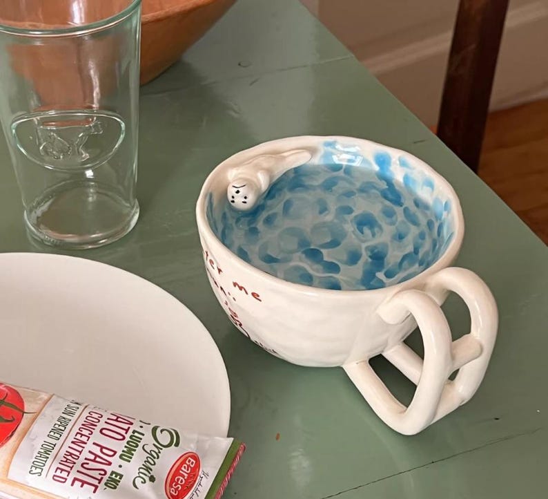 Cute Seal Ceramic Mug – Novelty Coffee Cup for Animal Lovers