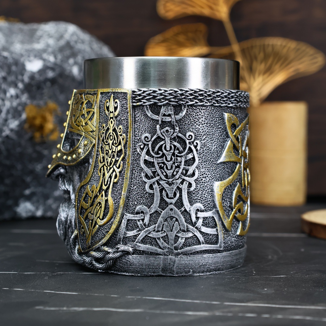 🍺 Viking Warrior Mug: Drink Like a Legend, Live Like a Raider