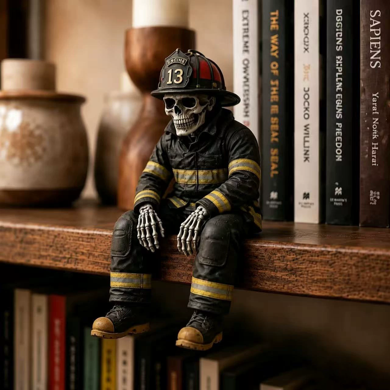💀⚾Baseball Skeleton Shelf Sitter