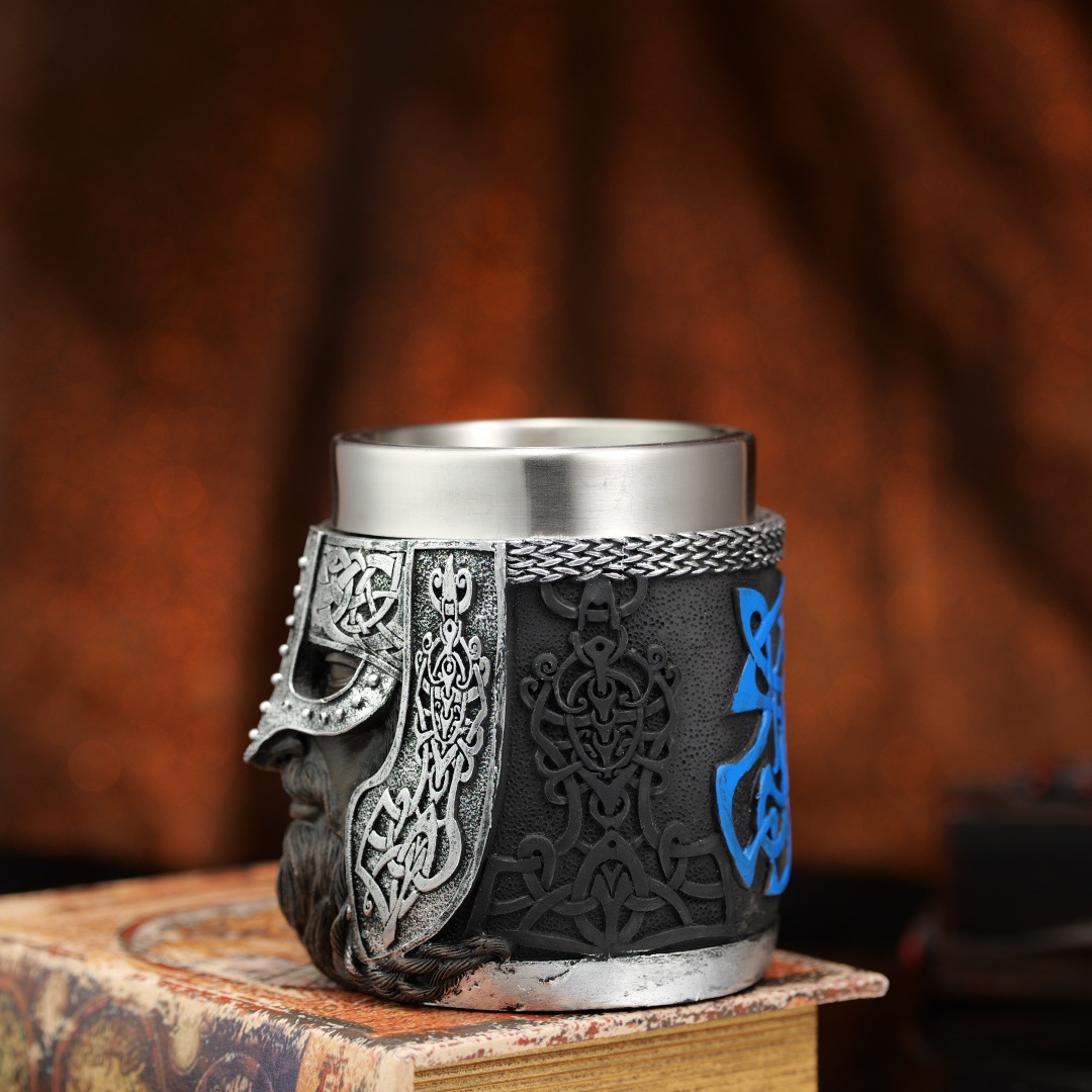 🍺 Viking Warrior Mug: Drink Like a Legend, Live Like a Raider