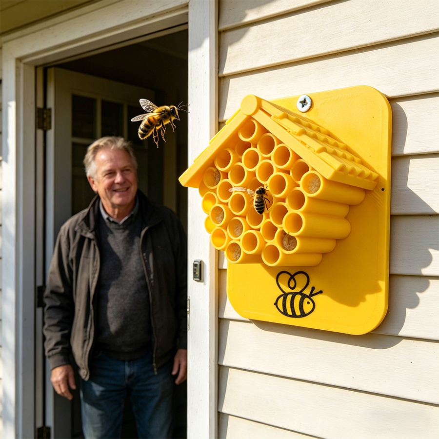 Bee Hotel - Free 3D Print Model - MakerWorld