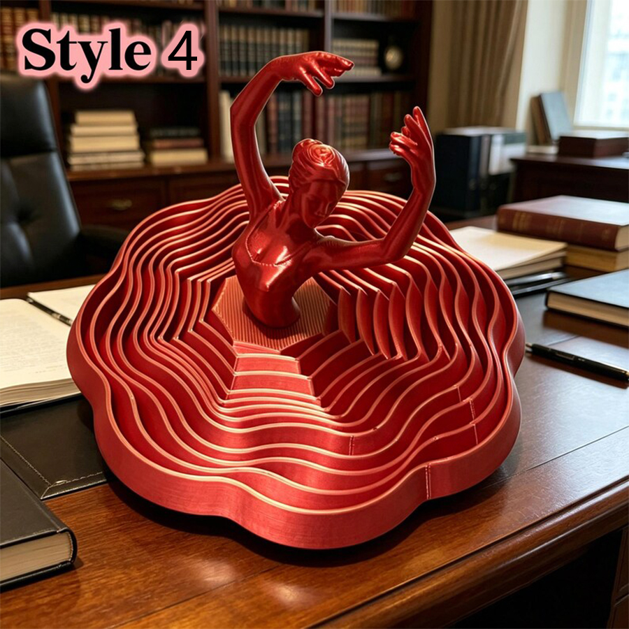 3D Printed Spinning Ballerina