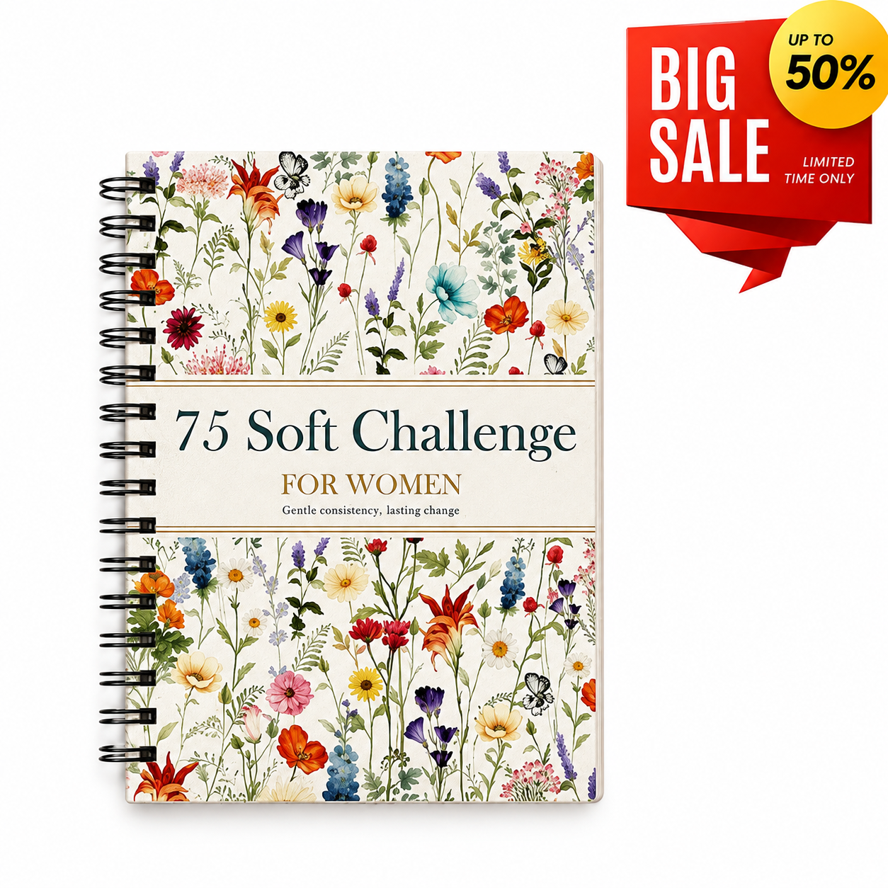 The Soft Discipline Journal – 75 Days to Become Who You're Trying to Be