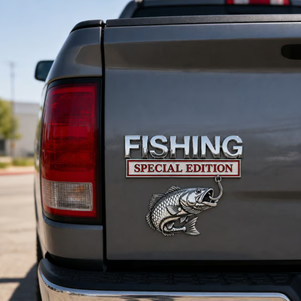 🦌 HUNTING Special Edition Emblem – Premium 3D Metal Car Badge For Hunting Enthusiast