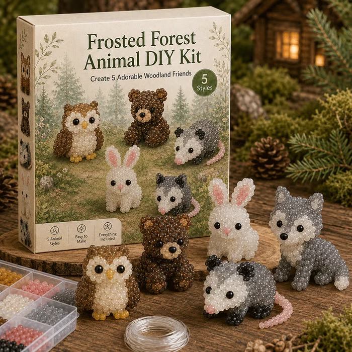 🔥Last Day 49% OFF -🐳 Frosted Sea Glass-Style Beading DIY Kit