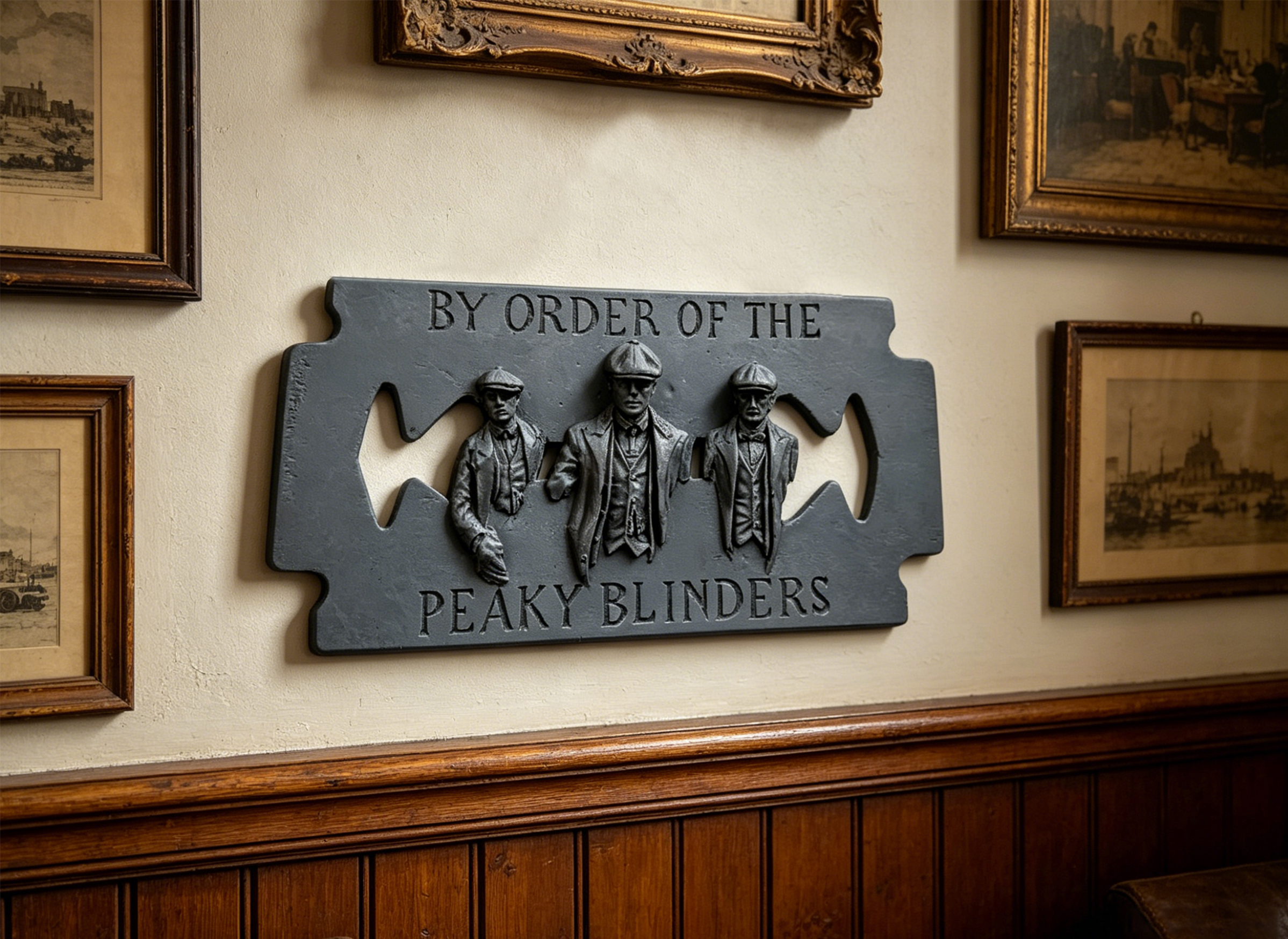 Peaky Blinders Razor Blade 3D Printed Decor