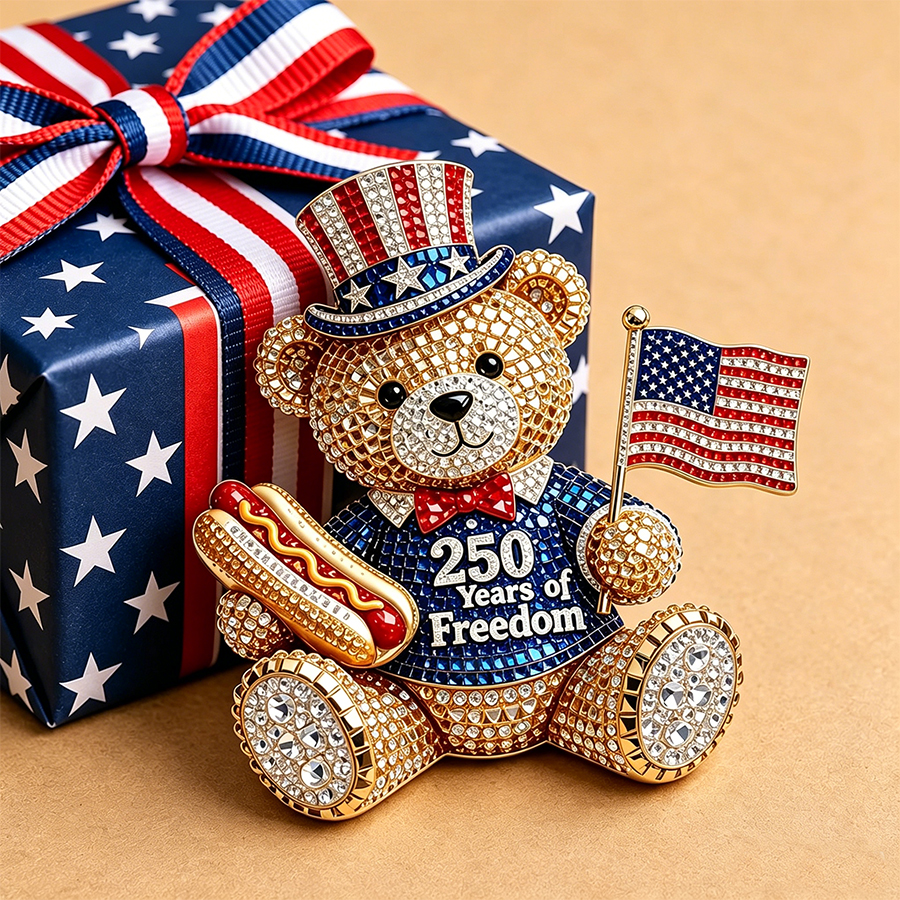 Commemorative Liberty Bow Pin