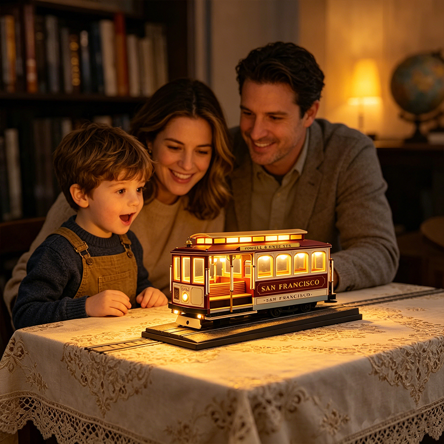 🔥Last Day 49% OFF - 🚋 San Francisco Cable Car Lamp