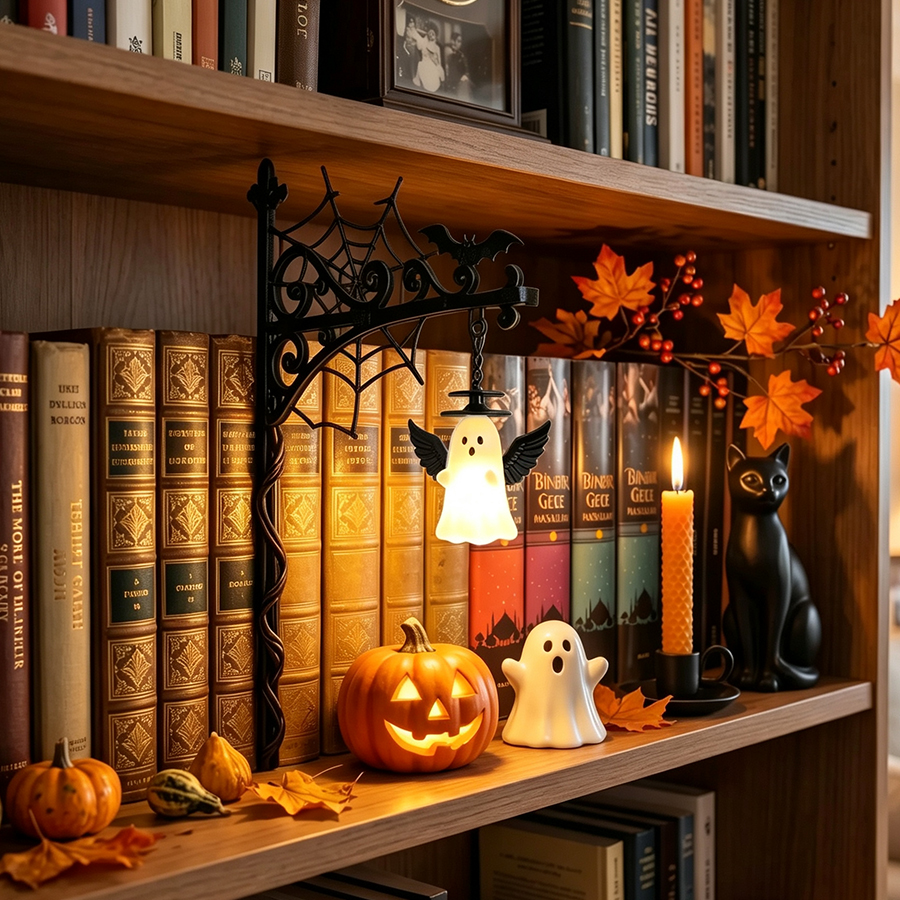🔥Last Day 49% OFF-Ghost Bookshelf Lantern