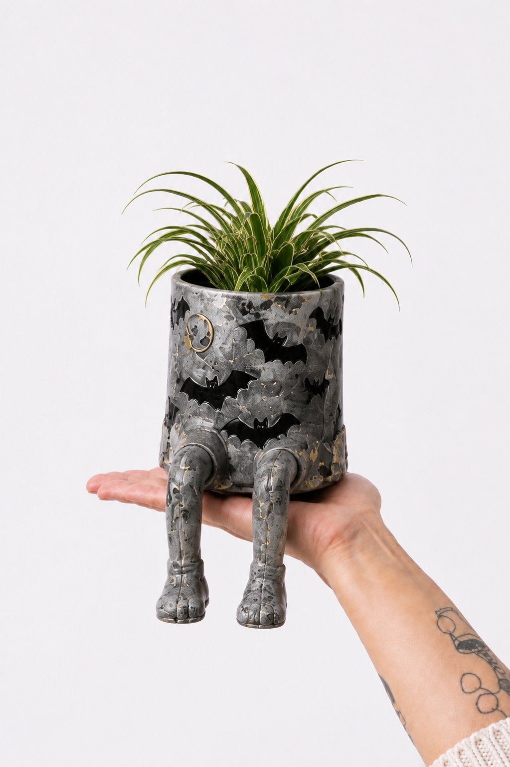 🎃 Limited Halloween Sale 👻 The Hanging Legs Family™ Whimsical Hanging Legs Planter – Spooky & Adorable Home Decor