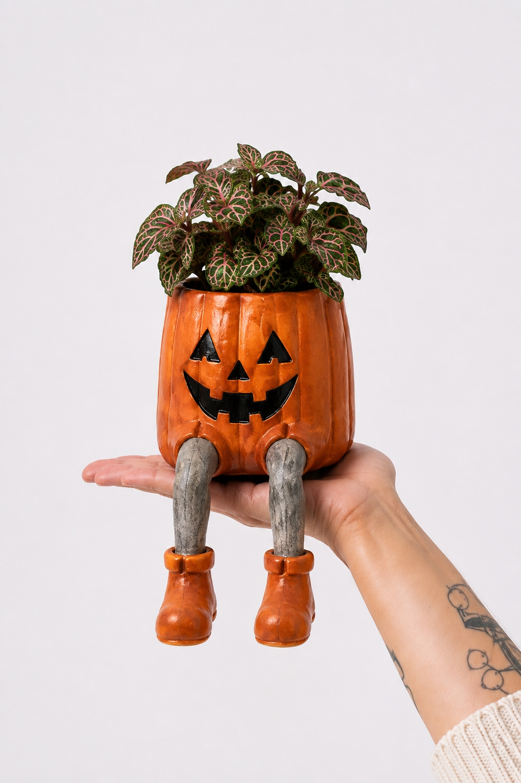 🎃 Limited Halloween Sale 👻 The Hanging Legs Family™ Whimsical Hanging Legs Planter – Spooky & Adorable Home Decor