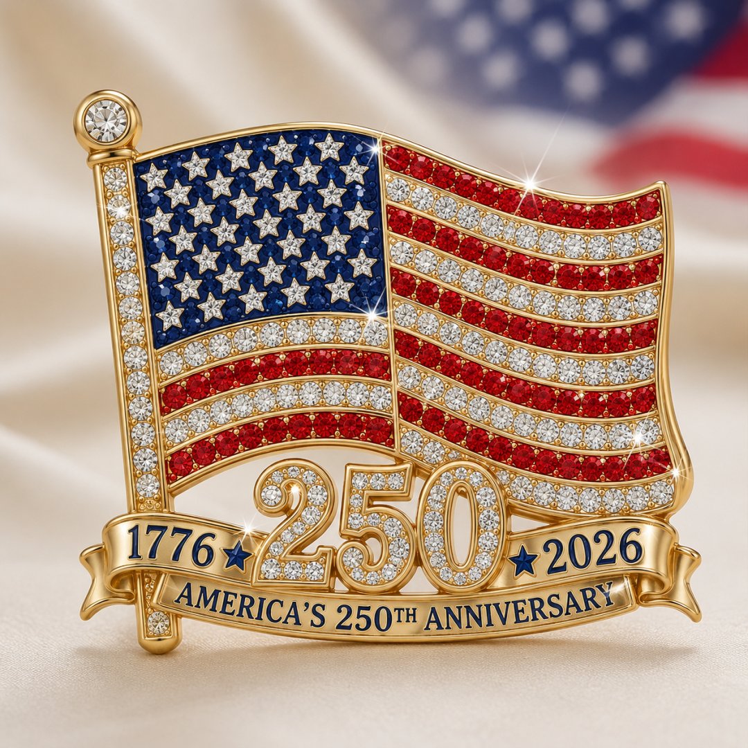 Commemorative Liberty Bow Pin