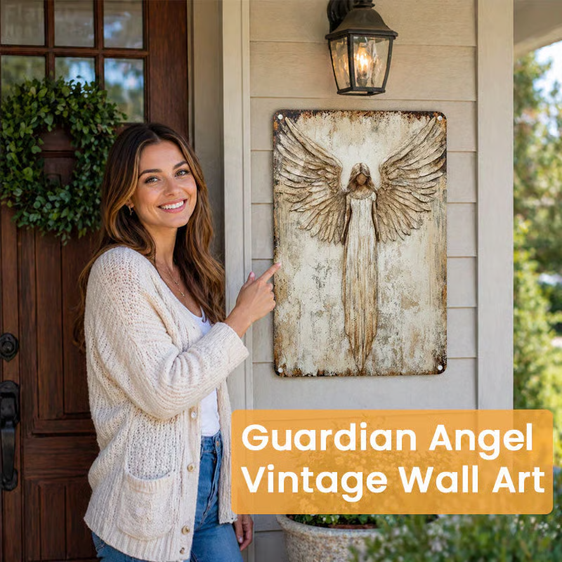 Sconto del 49%丨Guardian Angel Vintage Wall Art