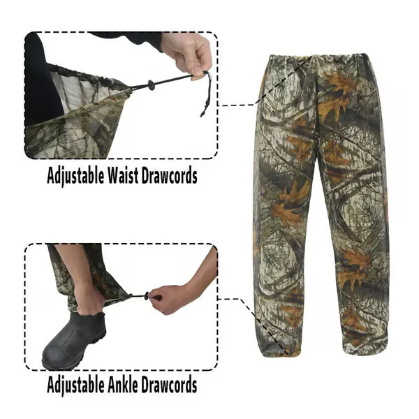 Camouflage Mosquito Hunting Suit – Breathable Bug Protection for Hunting & Outdoor Use