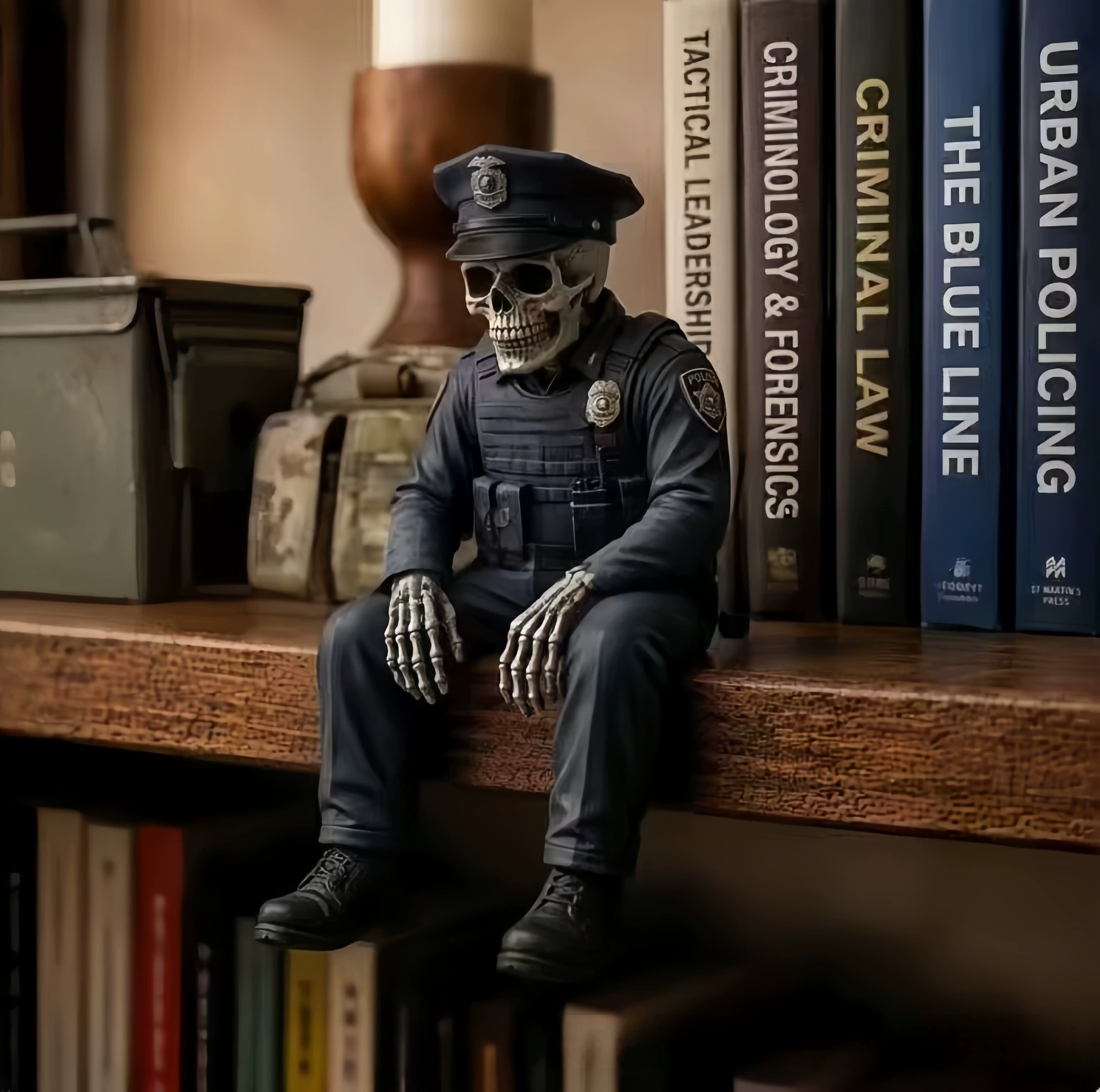💀⚾Baseball Skeleton Shelf Sitter