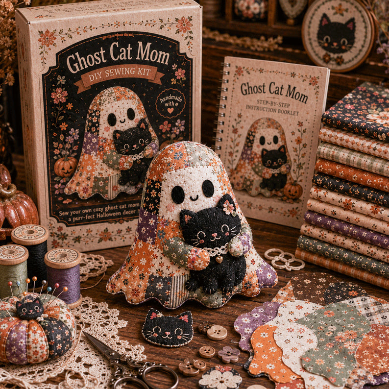🔥49% Off Last Day - 👻 Little Ghost’s Cozy Halloween DIY Patchwork Kit