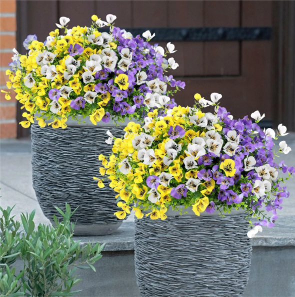 🌼Last Day 50% OFF🔥UV Resistant Artificial Pansy Flowers