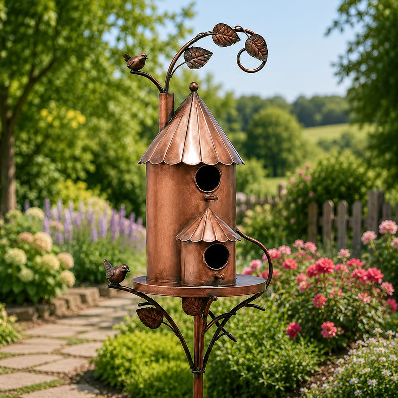 🔥Last Day 50% OFF Sola🔥-❤🐦Handmade Iron Birdhouse❤