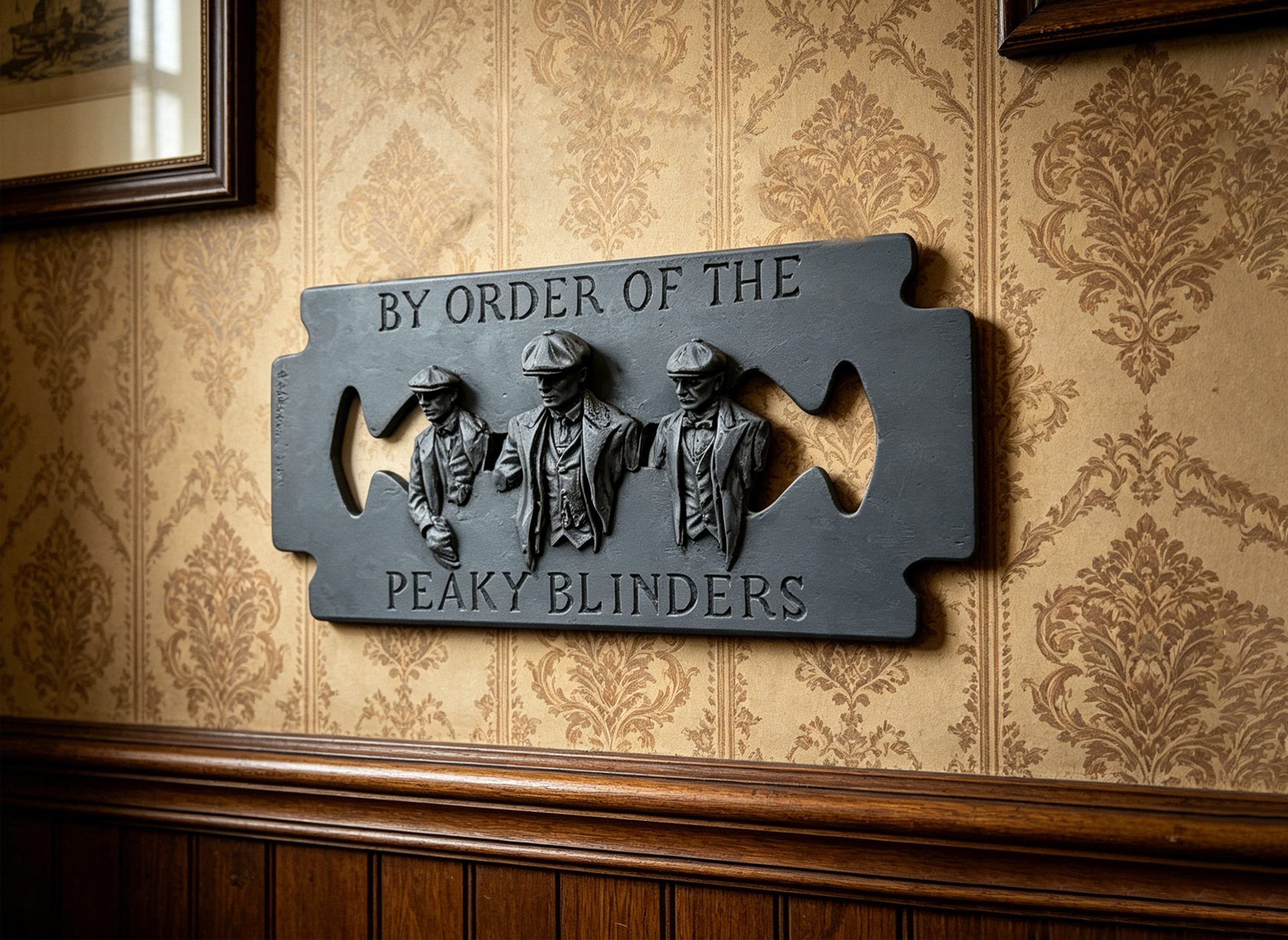Peaky Blinders Razor Blade 3D Printed Decor