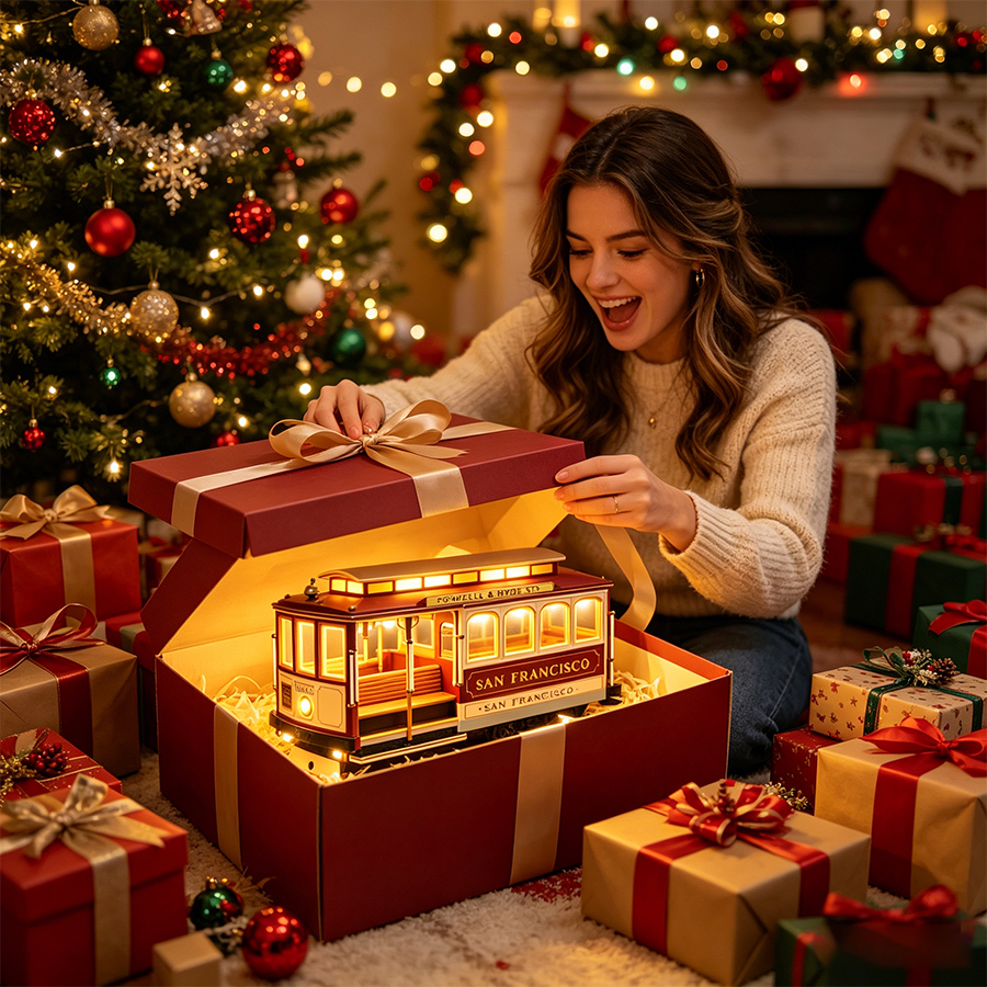 🔥Last Day 49% OFF - 🚋 San Francisco Cable Car Lamp