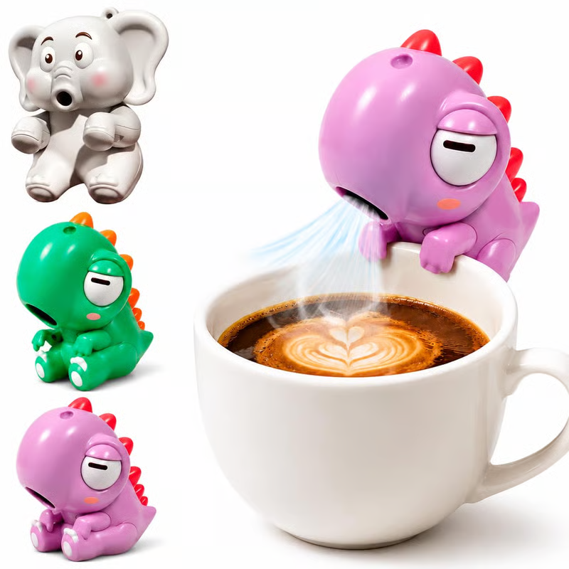 Cute Food Cooling Fan - Clip-On Meal Cooler For Hot Noodles & Meals